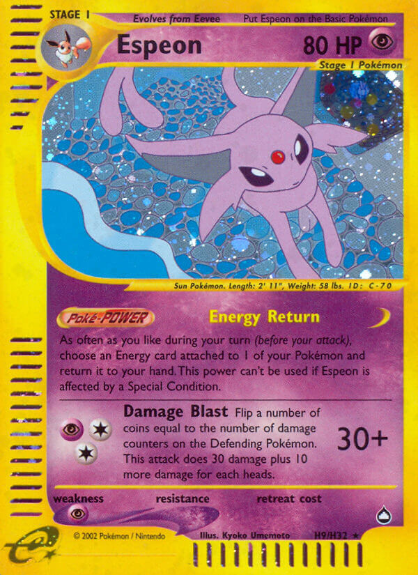 Espeon (H9/H32) [Aquapolis] | Fandemonia Ltd