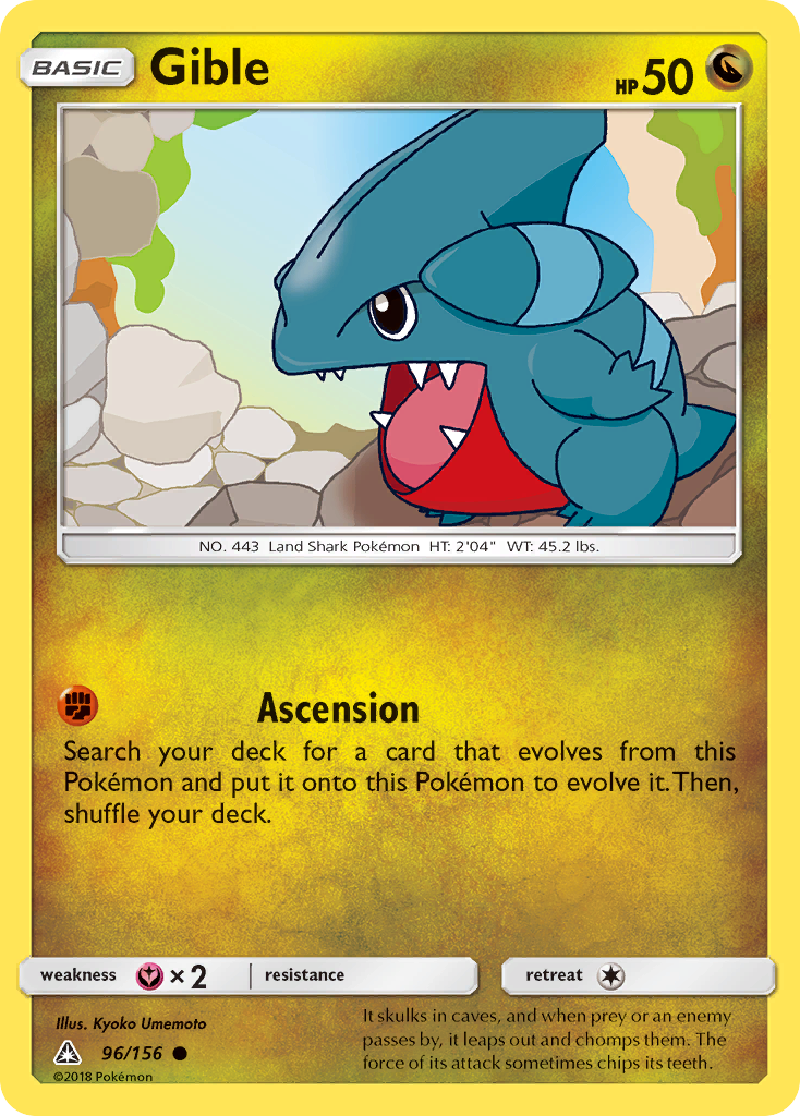 Gible (96/156) [Sun & Moon: Ultra Prism] | Fandemonia Ltd