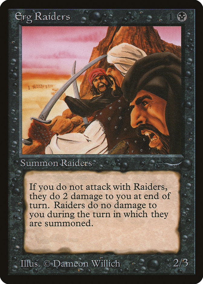 Erg Raiders (Dark Mana Cost) [Arabian Nights] | Fandemonia Ltd