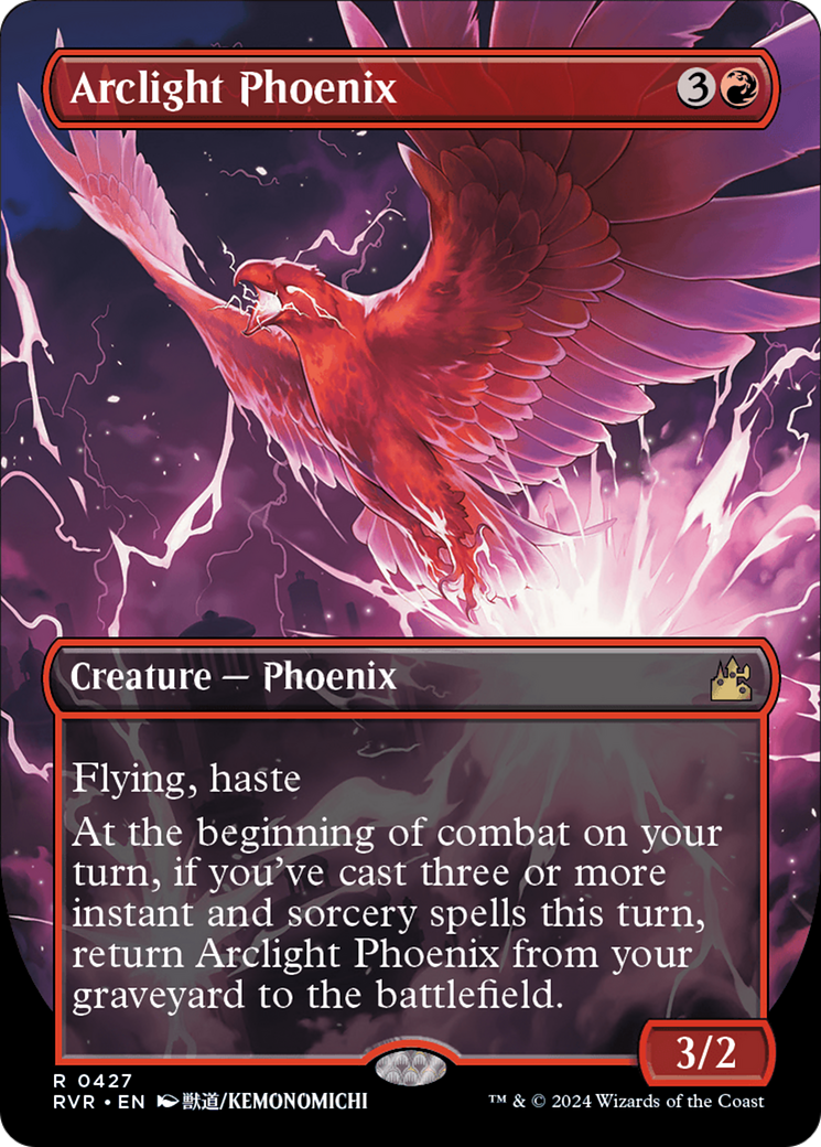 Arclight Phoenix (Anime Borderless) [Ravnica Remastered] | Fandemonia Ltd