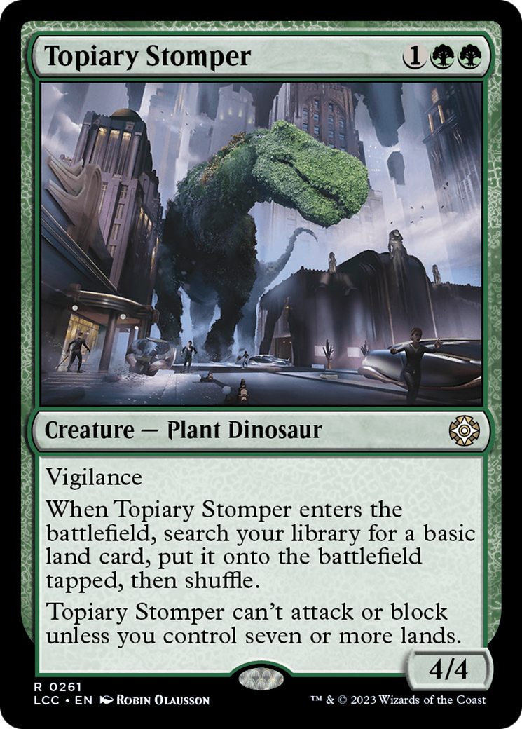 Topiary Stomper [The Lost Caverns of Ixalan Commander] | Fandemonia Ltd