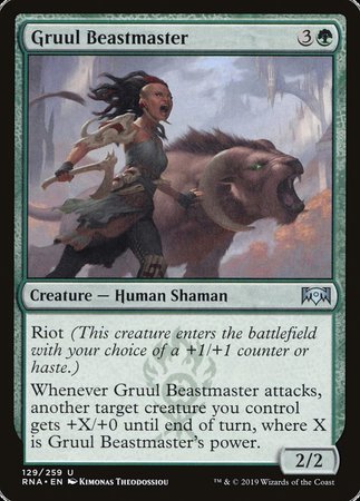 Gruul Beastmaster [Ravnica Allegiance] | Fandemonia Ltd