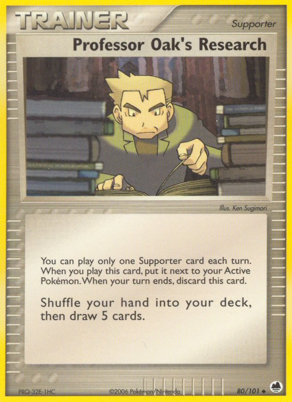 Professor Oak's Research (80/101) [EX: Dragon Frontiers] | Fandemonia Ltd