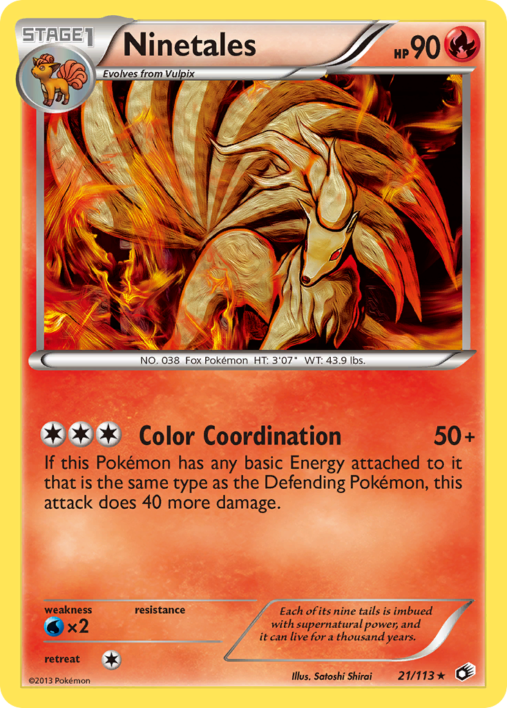 Ninetales (21/113) [Black & White: Legendary Treasures] | Fandemonia Ltd