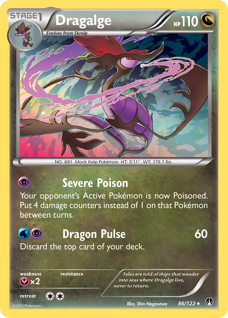 Dragalge (86/122) [XY: BREAKpoint] | Fandemonia Ltd