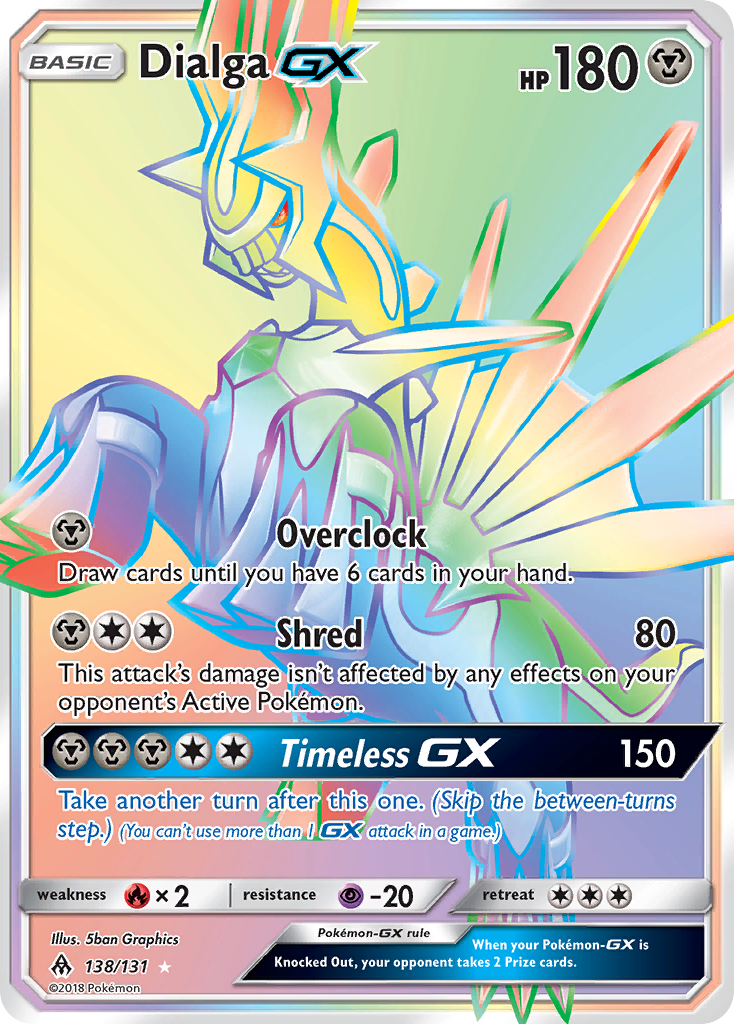 Dialga GX (138/131) [Sun & Moon: Forbidden Light] | Fandemonia Ltd