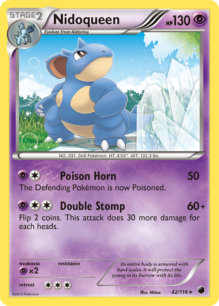 Nidoqueen (42/116) [Black & White: Plasma Freeze] | Fandemonia Ltd