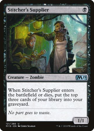 Stitcher's Supplier [Core Set 2019] | Fandemonia Ltd