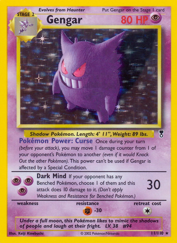 Gengar (11/110) [Legendary Collection] | Fandemonia Ltd