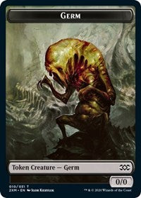 Germ // Human Soldier Double-sided Token [Double Masters Tokens] | Fandemonia Ltd