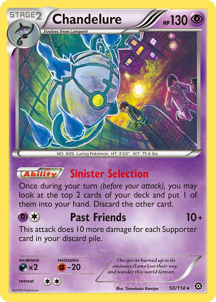 Chandelure (50/114) [XY: Steam Siege] | Fandemonia Ltd