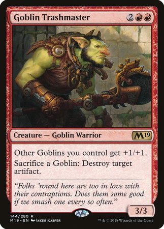 Goblin Trashmaster [Core Set 2019] | Fandemonia Ltd