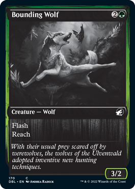 Bounding Wolf [Innistrad: Double Feature] | Fandemonia Ltd