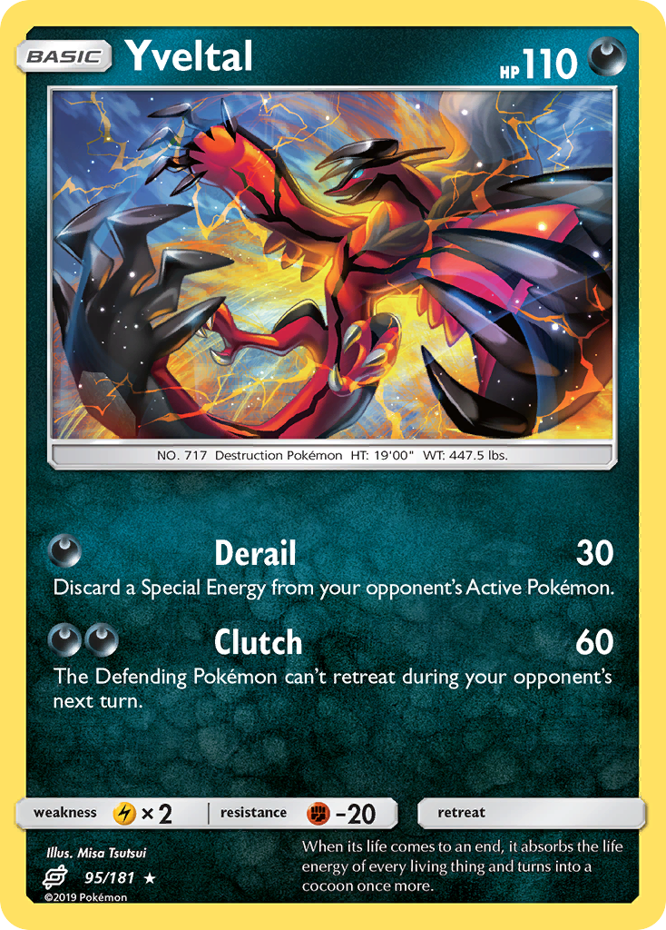 Yveltal (95/181) [Sun & Moon: Team Up] | Fandemonia Ltd