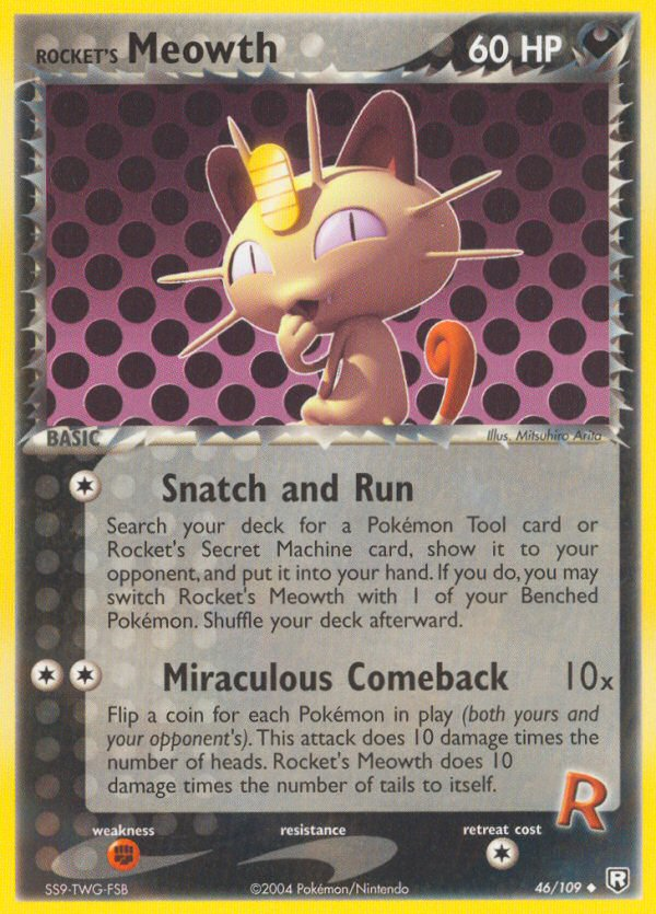 Rocket's Meowth (46/109) [EX: Team Rocket Returns] | Fandemonia Ltd