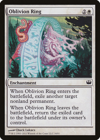 Oblivion Ring [Duel Decks: Knights vs. Dragons] | Fandemonia Ltd