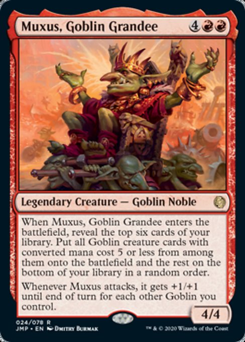 Muxus, Goblin Grandee [Jumpstart] | Fandemonia Ltd