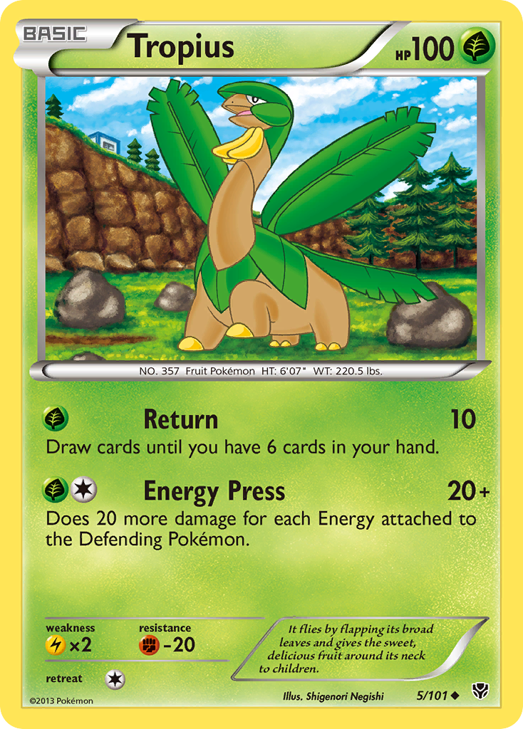 Tropius (5/101) [Black & White: Plasma Blast] | Fandemonia Ltd