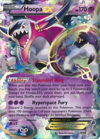 Hoopa EX (36/98) (Jumbo Card) [XY: Ancient Origins] | Fandemonia Ltd