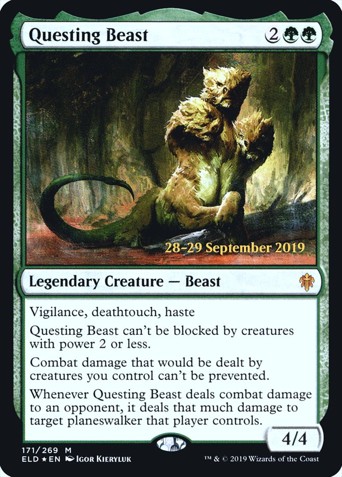 Questing Beast  [Throne of Eldraine Prerelease Promos] | Fandemonia Ltd