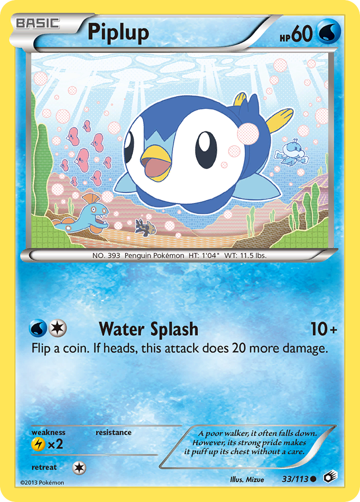 Piplup (33/113) [Black & White: Legendary Treasures] | Fandemonia Ltd