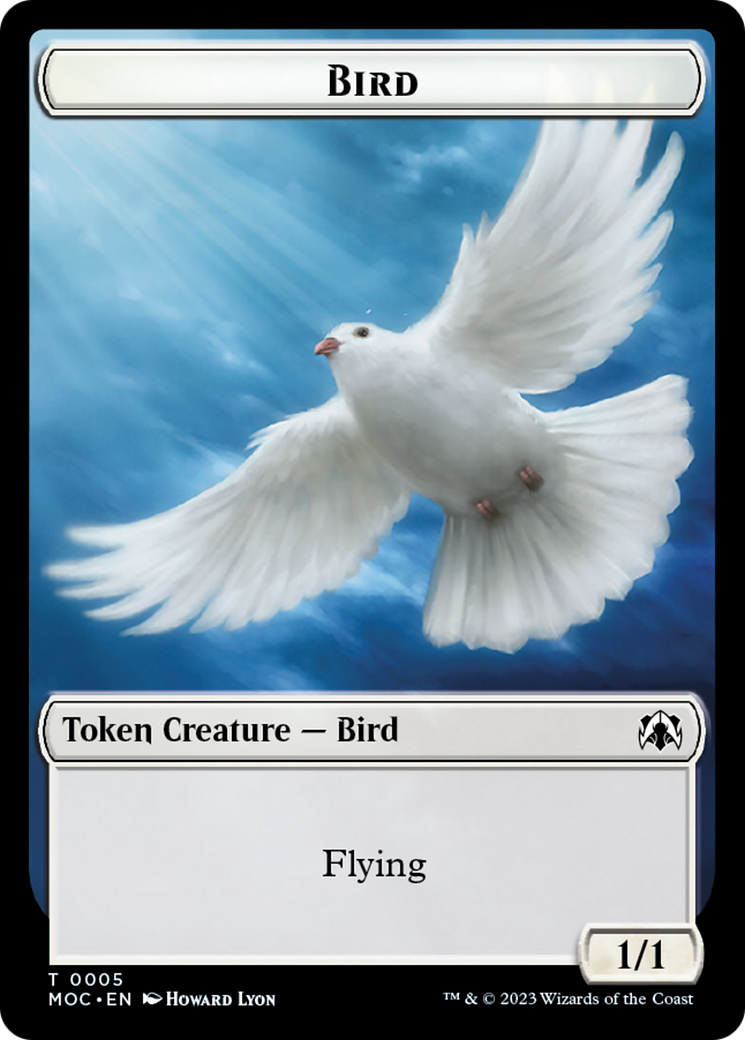 Bird // Kobolds of Kher Keep Double-Sided Token [March of the Machine Commander Tokens] | Fandemonia Ltd