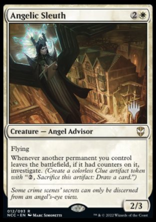 Angelic Sleuth (Promo Pack) [Streets of New Capenna Commander Promos] | Fandemonia Ltd