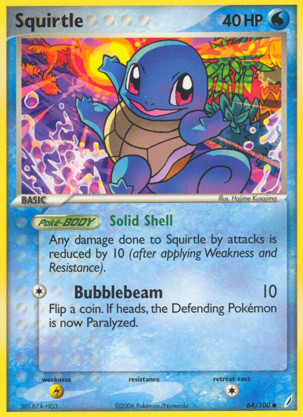 Squirtle (64/100) [EX: Crystal Guardians] | Fandemonia Ltd