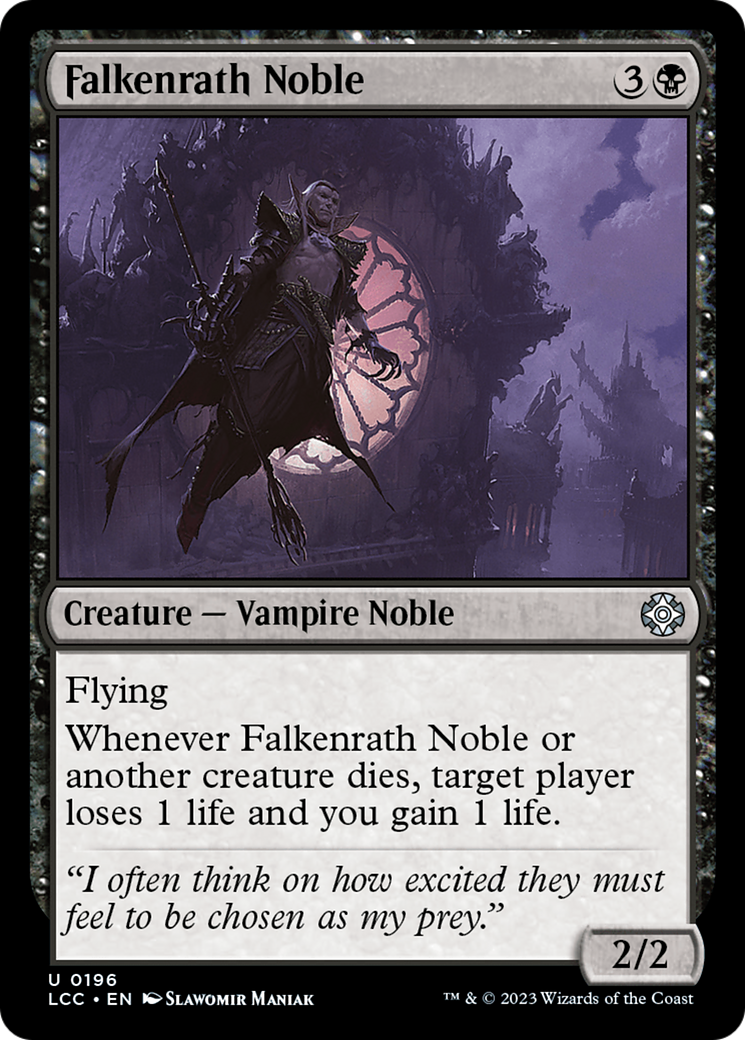 Falkenrath Noble [The Lost Caverns of Ixalan Commander] | Fandemonia Ltd