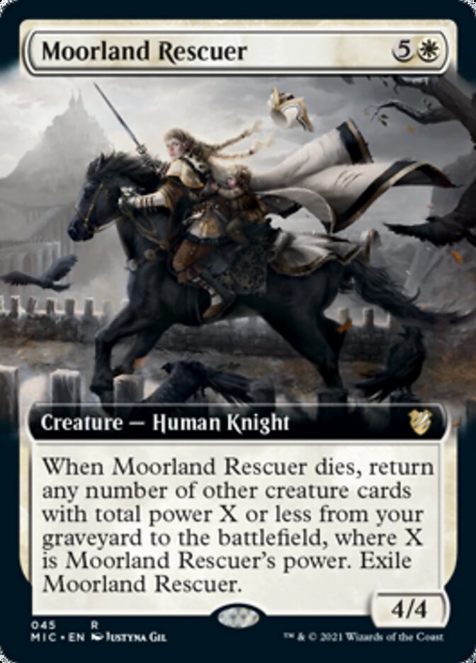 Moorland Rescuer (Extended) [Innistrad: Midnight Hunt Commander] | Fandemonia Ltd