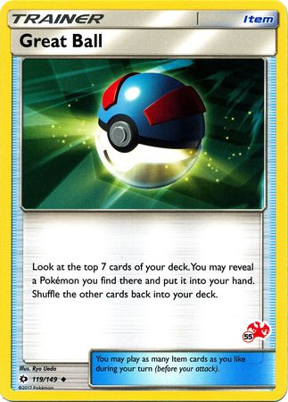 Great Ball (119/149) (Charizard Stamp #55) [Battle Academy 2020] | Fandemonia Ltd