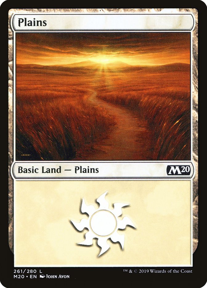 Plains (#261) [Core Set 2020] | Fandemonia Ltd