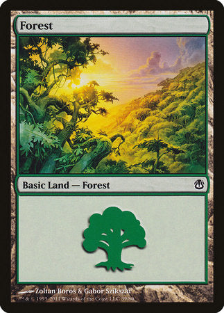 Forest (39) [Duel Decks: Ajani vs. Nicol Bolas] | Fandemonia Ltd