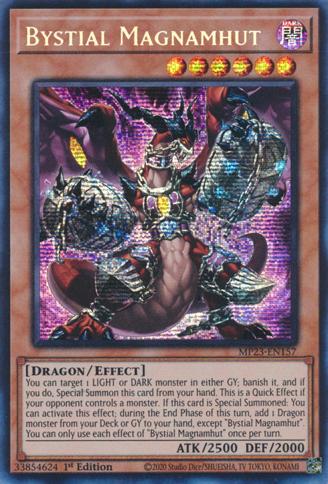 Bystial Magnamhut [MP23-EN157] Prismatic Secret Rare | Fandemonia Ltd