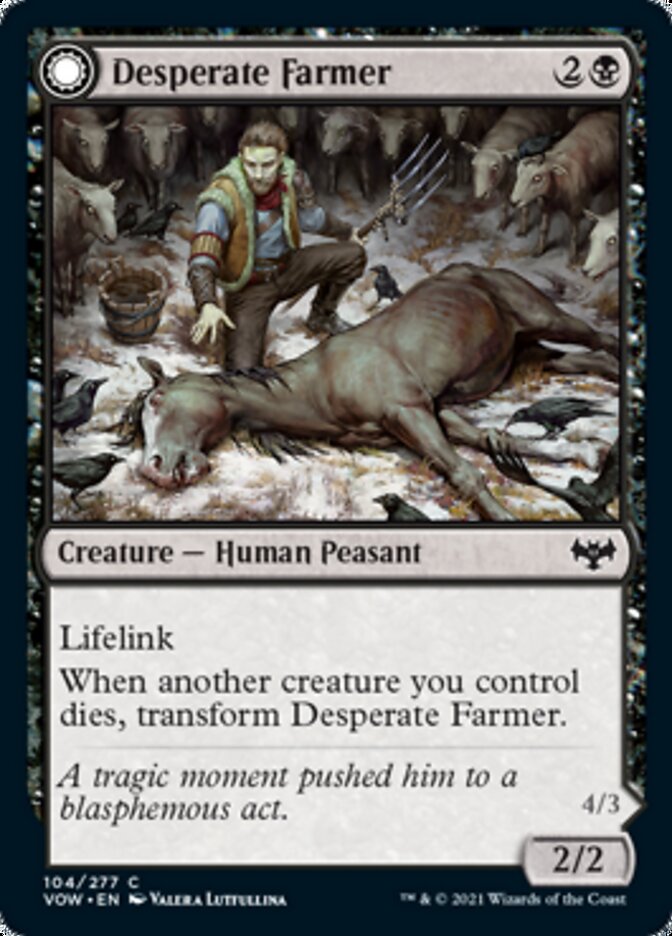 Desperate Farmer // Depraved Harvester [Innistrad: Crimson Vow] | Fandemonia Ltd