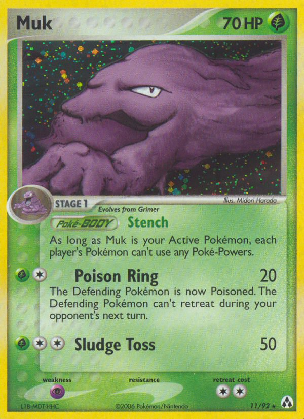 Muk (11/92) [EX: Legend Maker] | Fandemonia Ltd