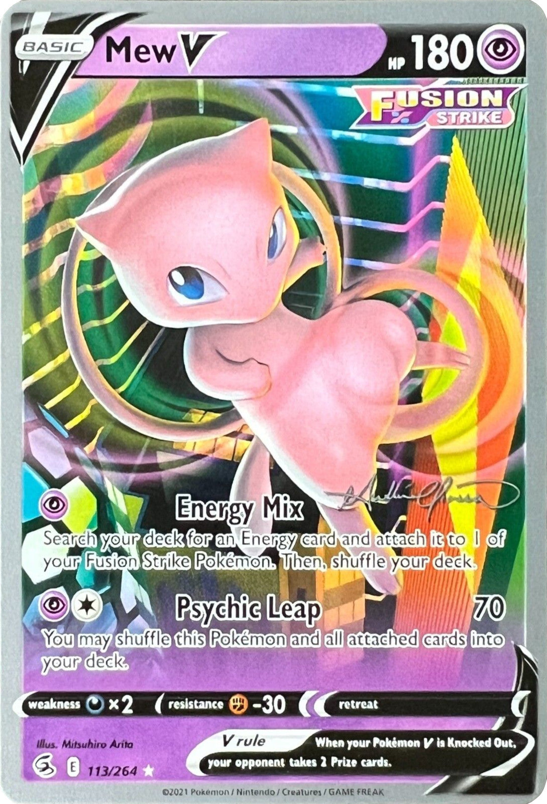 Mew V (113/264) (The Shape of Mew - Andre Chiasson) [World Championships 2022] | Fandemonia Ltd