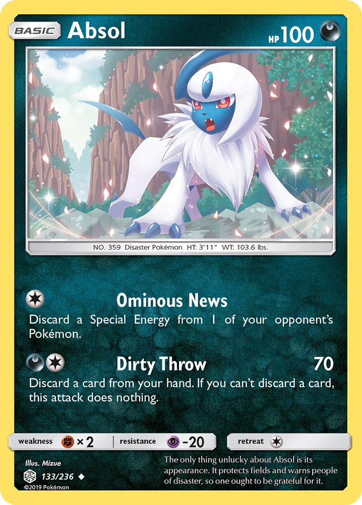 Absol (133/236) [Sun & Moon: Cosmic Eclipse] | Fandemonia Ltd