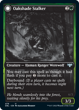 Oakshade Stalker // Moonlit Ambusher [Innistrad: Double Feature] | Fandemonia Ltd