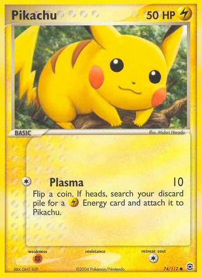 Pikachu (74/112) [EX: FireRed & LeafGreen] | Fandemonia Ltd