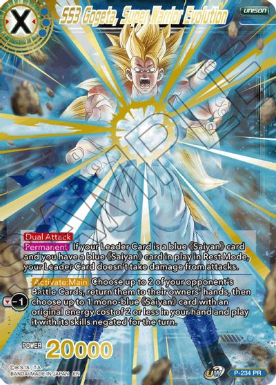 SS3 Gogeta, Super Warrior Evolution (Alternate Art) [P-234] | Fandemonia Ltd