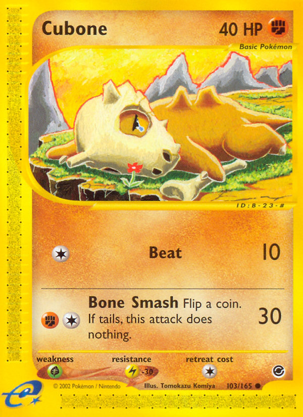 Cubone (103/165) [Expedition: Base Set] | Fandemonia Ltd