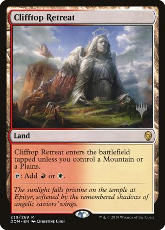 Clifftop Retreat [Dominaria Promos] | Fandemonia Ltd