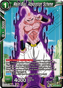 Majin Buu, Absorption Scheme (BT14-081) [Cross Spirits] | Fandemonia Ltd