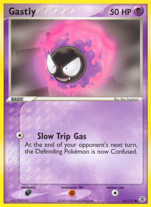 Gastly (63/112) [EX: FireRed & LeafGreen] | Fandemonia Ltd