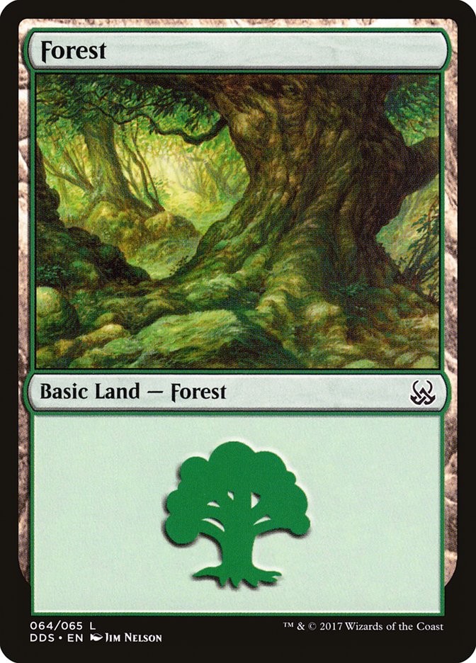 Forest (64) [Duel Decks: Mind vs. Might] | Fandemonia Ltd