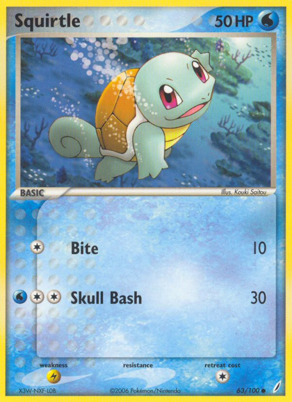 Squirtle (63/100) [EX: Crystal Guardians] | Fandemonia Ltd