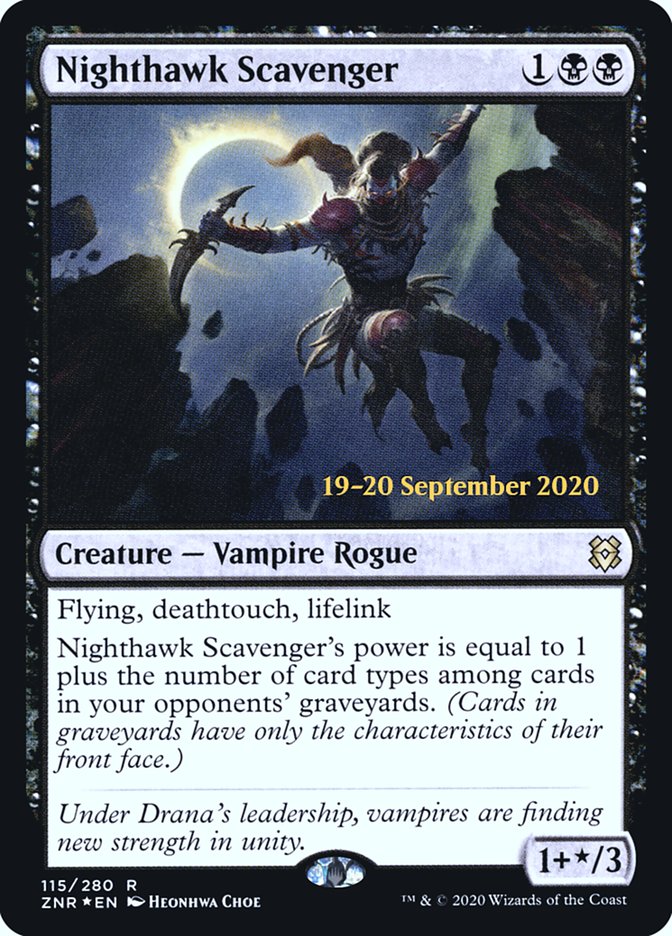 Nighthawk Scavenger  [Zendikar Rising Prerelease Promos] | Fandemonia Ltd