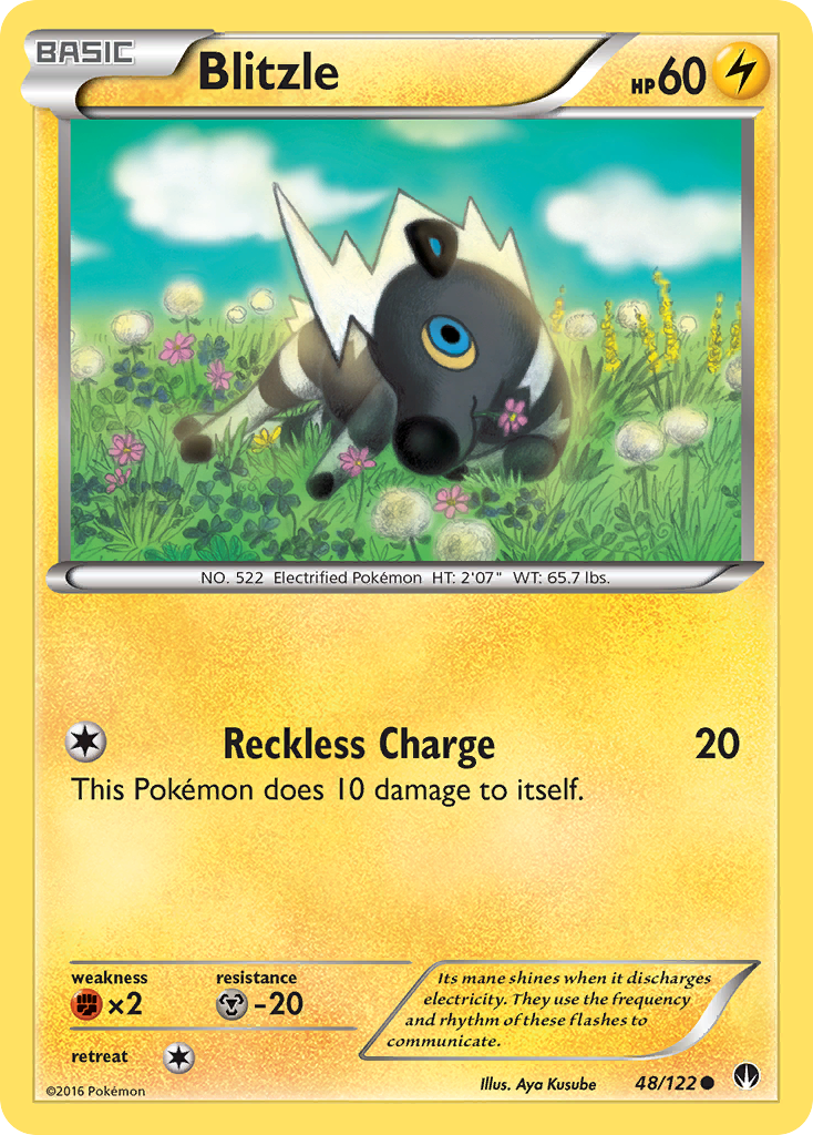 Blitzle (48/122) [XY: BREAKpoint] | Fandemonia Ltd