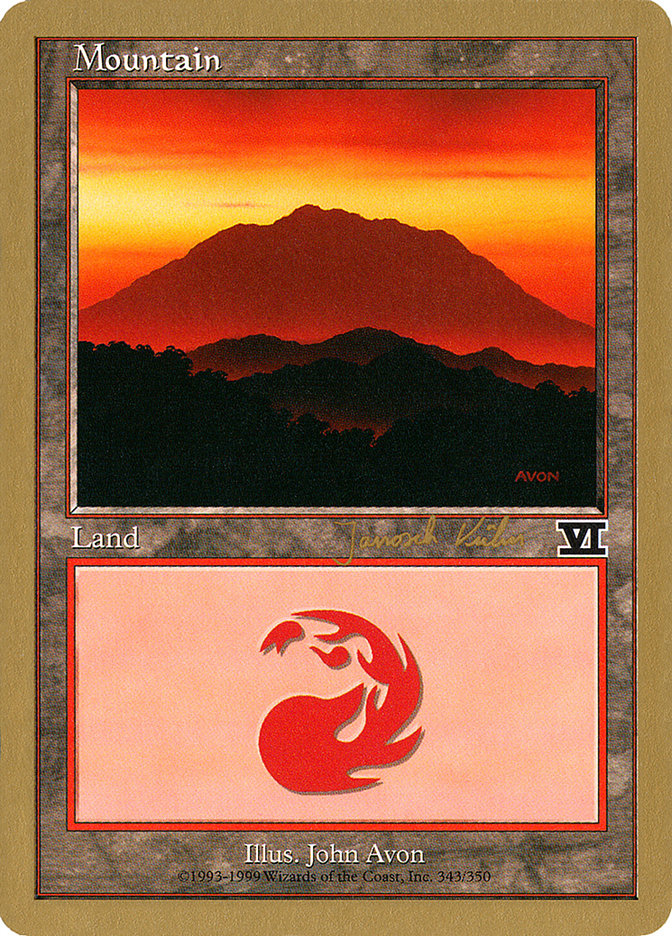 Mountain (jk343) (Janosch Kuhn) [World Championship Decks 2000] | Fandemonia Ltd